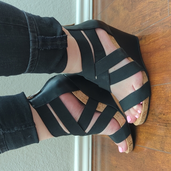 BCBGeneration Shoes - BCBGeneration Bevlea-X Wedges w Cork bottoms.